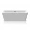 Акрилова ванна Knief Mood 0100085+010009106 Glossy White біла глянцева з круглим переливом