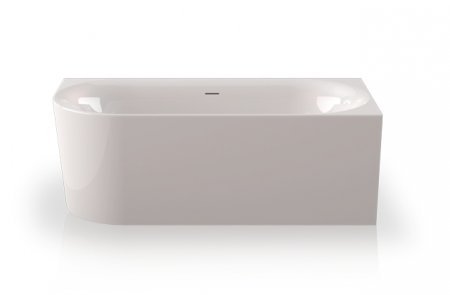 Пристінна углова ванна Knief FRESH LEFT 0100233+010009106S Glossy White slot overflow біла глянцева з щілинним переливом