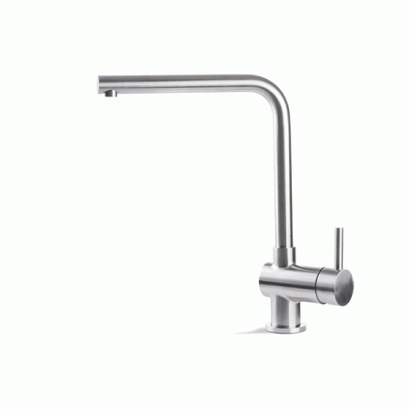 Змішувач для кухні Vema TIBER STEEL V19022AC005 inox нержавіюча сталь